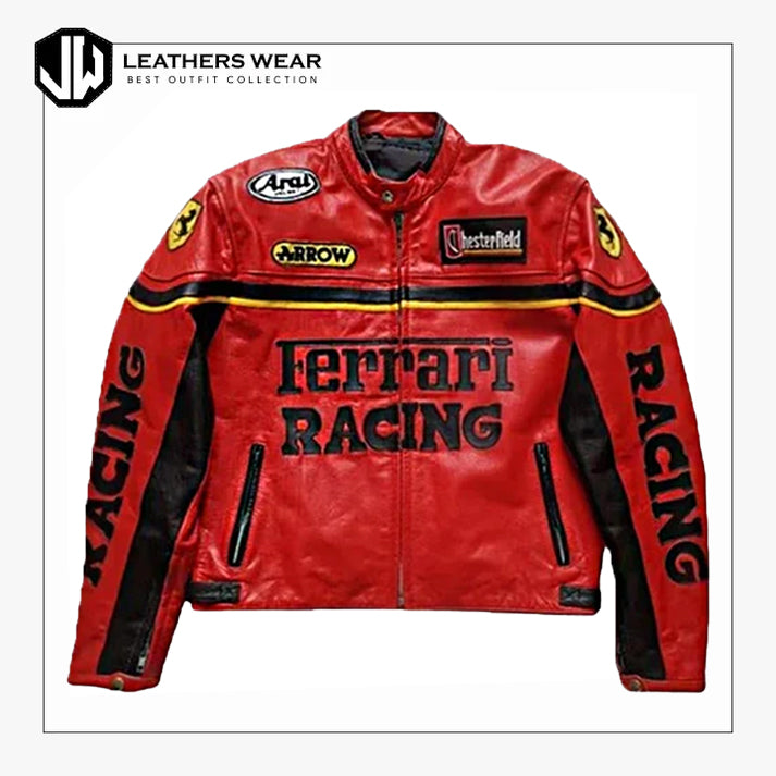 Red Ferrari Racing Jacket