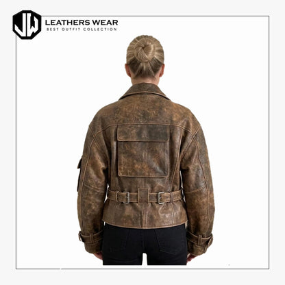 Shearling Aviator Jacket Women