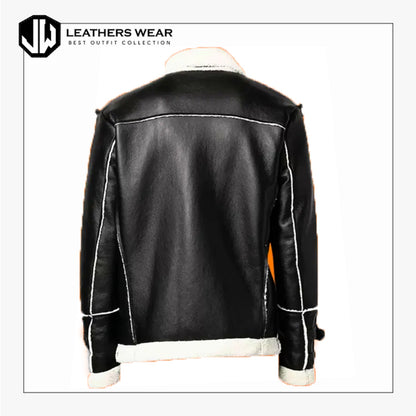 Shearling Biker Jacket
