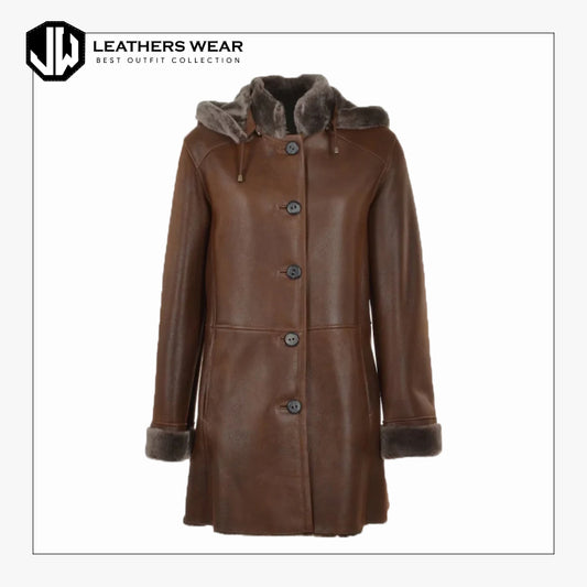 Shearling Coat Leathers Wear