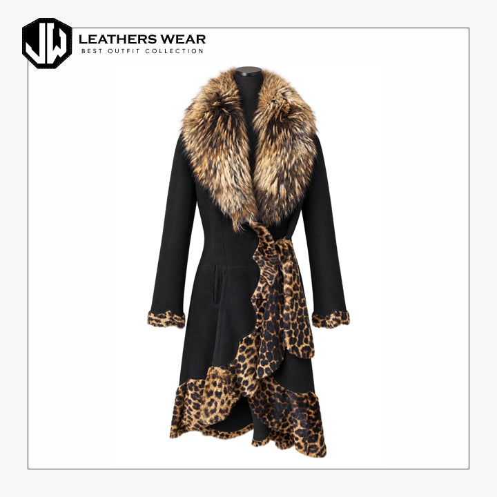 Shearling Coat Womens Long