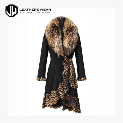 Shearling Coat Womens Long