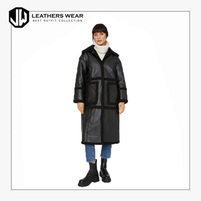 Shearling Leather Coat