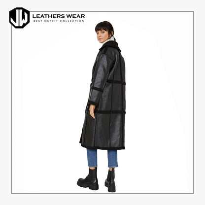 Shearling Leather Coat