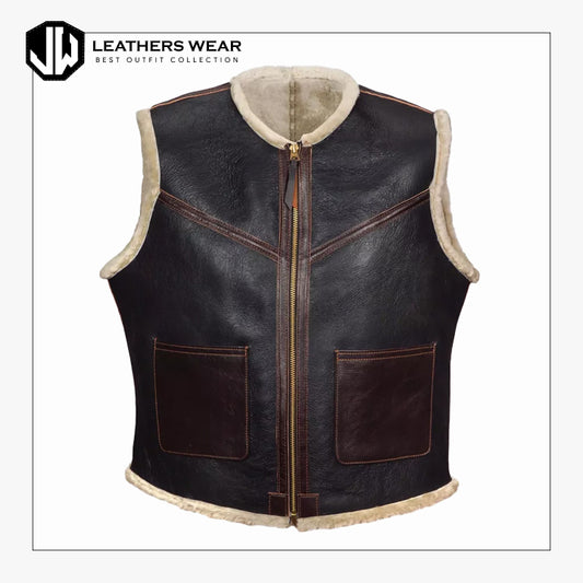 Shearling Vest Mens