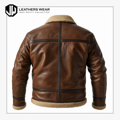 Sheepskin Brown Leather Jacket