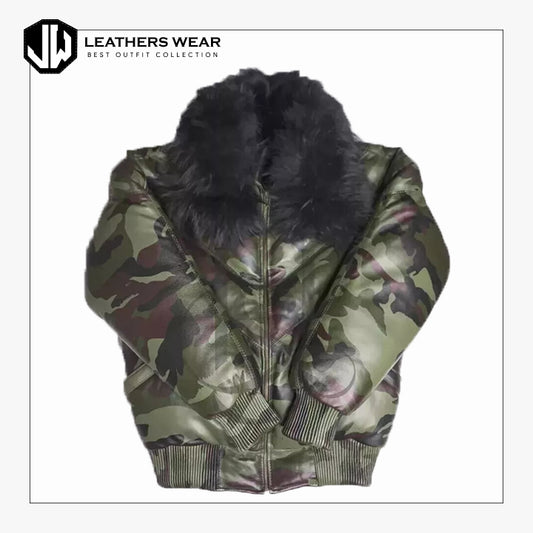 Sheepskin V-Bomber Jacket