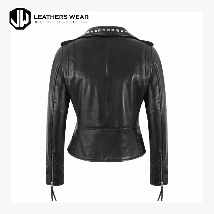 Studded Womens Leather Jacket