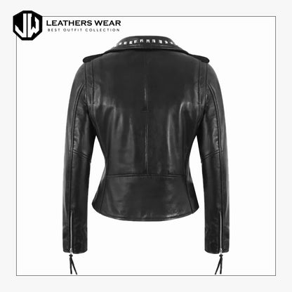 Studded Womens Leather Jacket