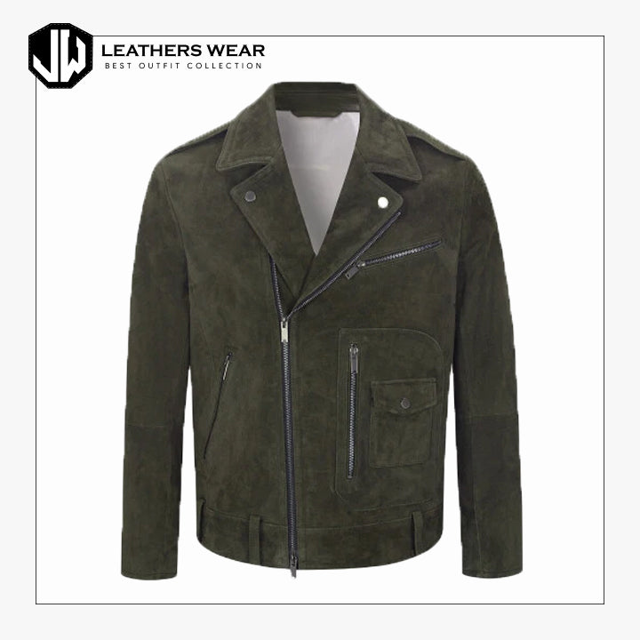Suede Leather Bomber