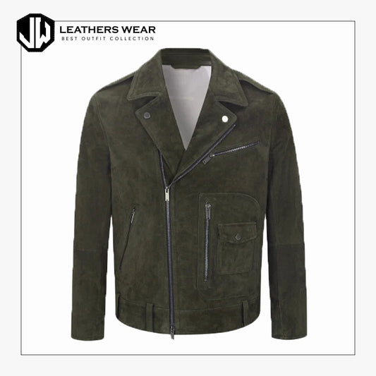 Suede Leather Bomber