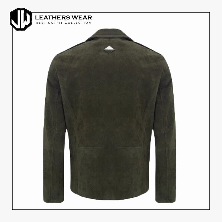 Suede Leather Bomber