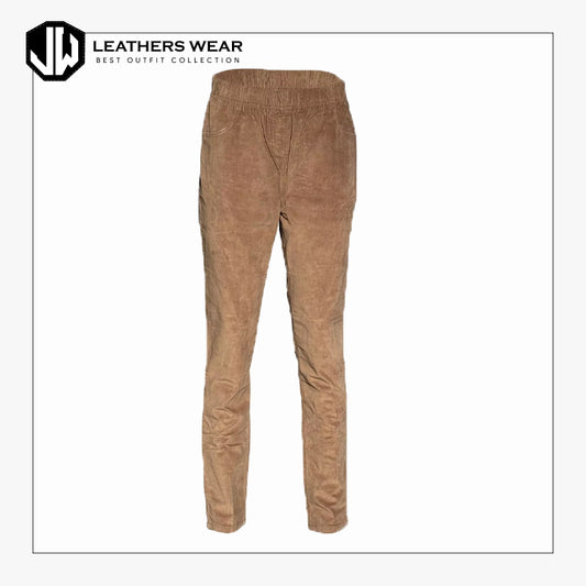 Suede Leather Pant Women