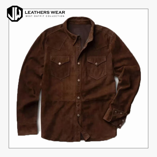 Suede Leather Shirt