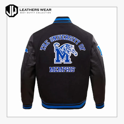 Varsity Jacket Leather Sleeves