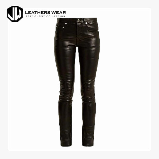 Vegan Leather Pants Womens