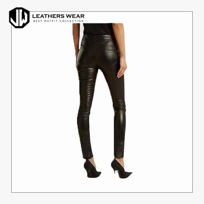 Vegan Leather Pants Womens