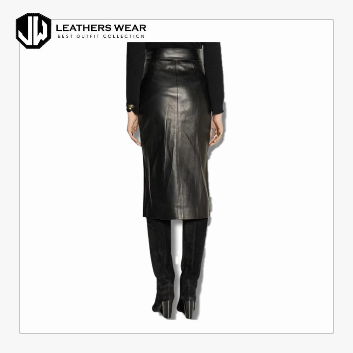 Vegan Leather Skirt