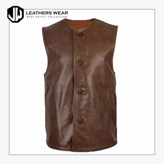 Vegan Leather Vest