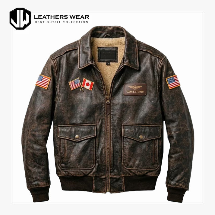 Vintage Aviator Flight Jacket