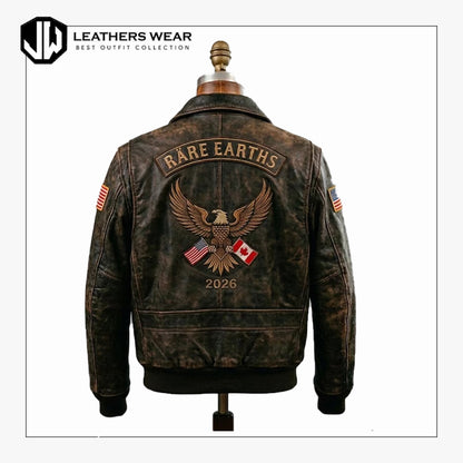 Vintage Aviator Flight Jacket
