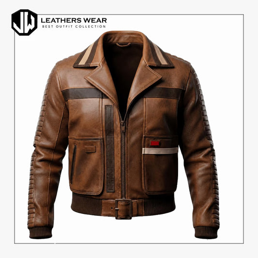 Vintage Biker Flight Jacket