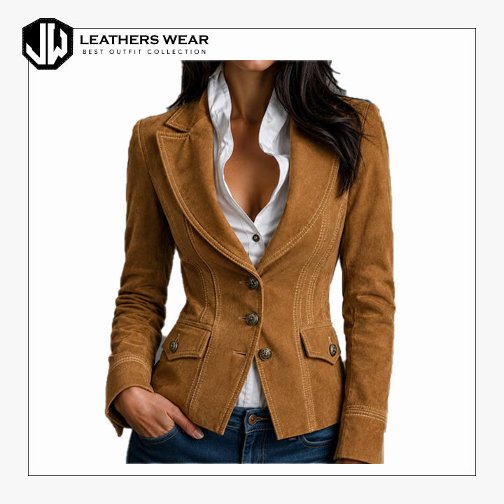 Vintage Brown Tailored Western Coat