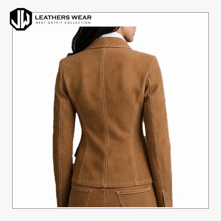 Vintage Brown Tailored Western Coat