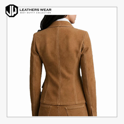 Vintage Brown Tailored Western Coat