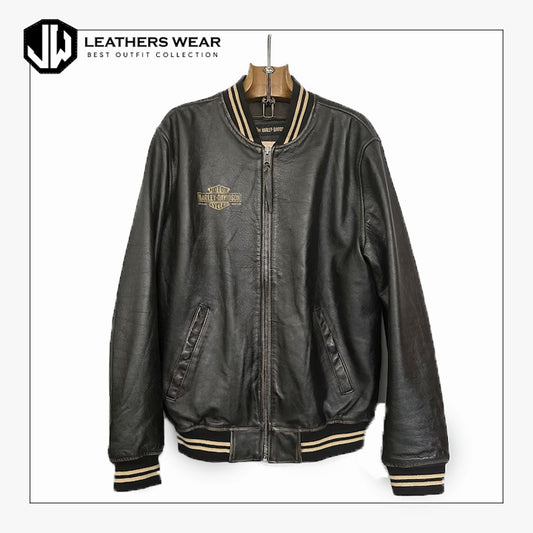 Vintage Harley Davidson Varsity Jacket