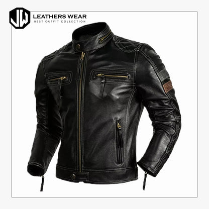 Vintage Leather Jacket Mens