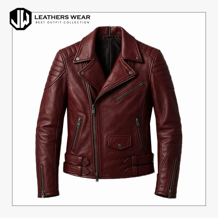 Vintage Leather Motorcycle Jacket