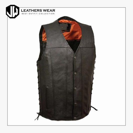 Western Leather Vest