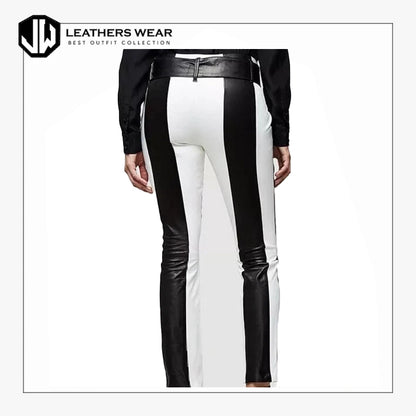 Women Lambskin 100% Leather Pants