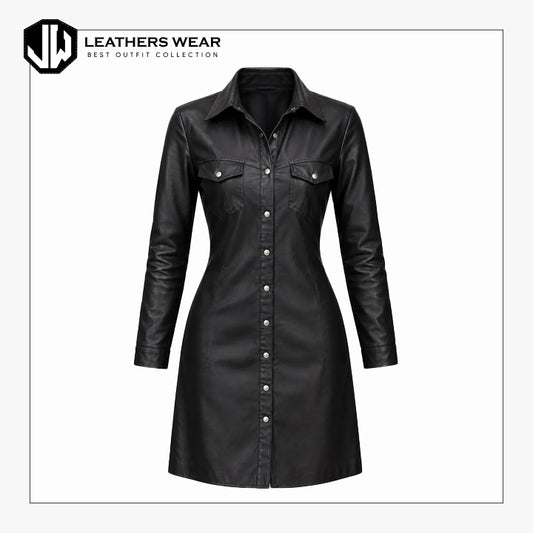 Women's Genuine Leather Shirt