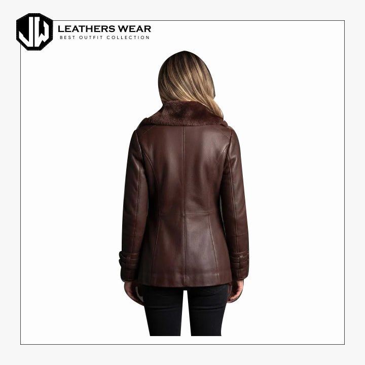 Women's Sheepskin Shearling Coat