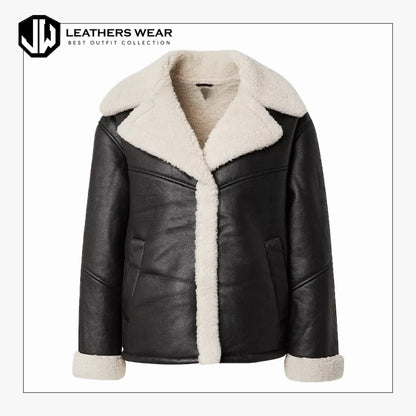 Womens B3 Real Shearling Leather Jacket