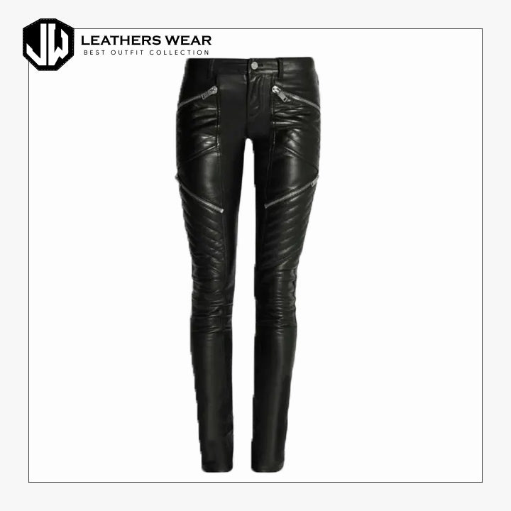 Womens Black Sheep Leather Pants