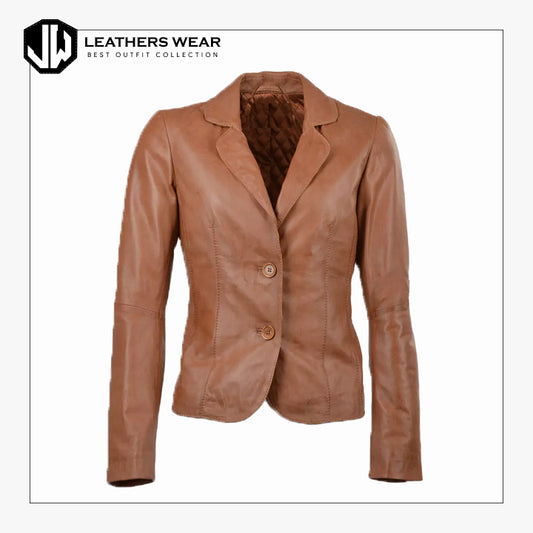 Womens Button Suede Coat