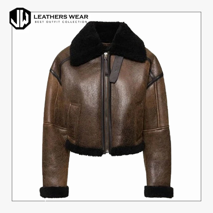 Womens Flight Jacket Leather