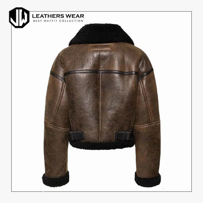 Womens Flight Jacket Leather