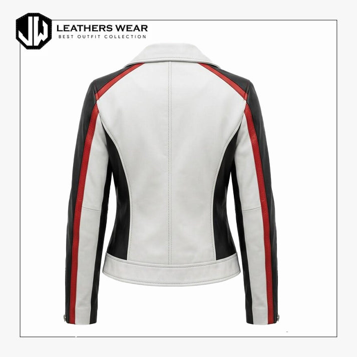 Womens Lambskin Moto Jacket