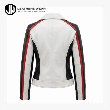 Womens Lambskin Moto Jacket