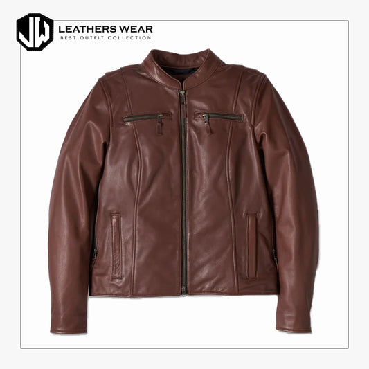 Womens Leather Riding Jacket