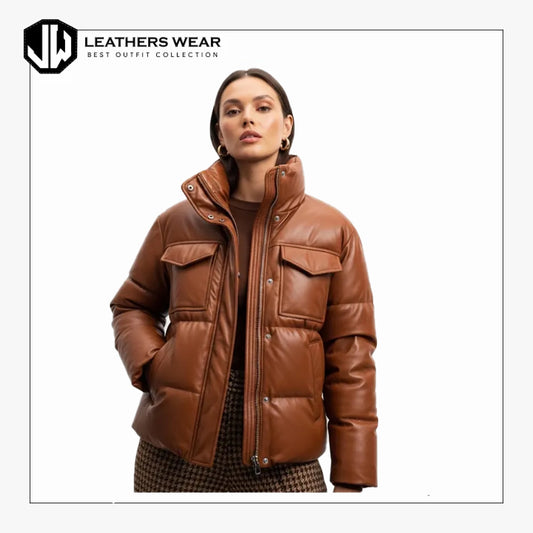 Womens Oversized Quilted Padded Jacket 