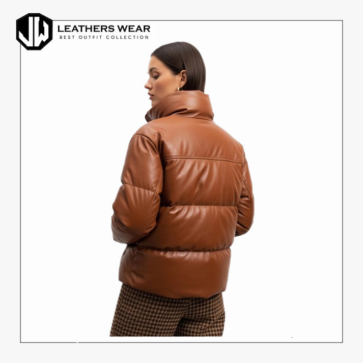 Womens Oversized Quilted Padded Jacket 