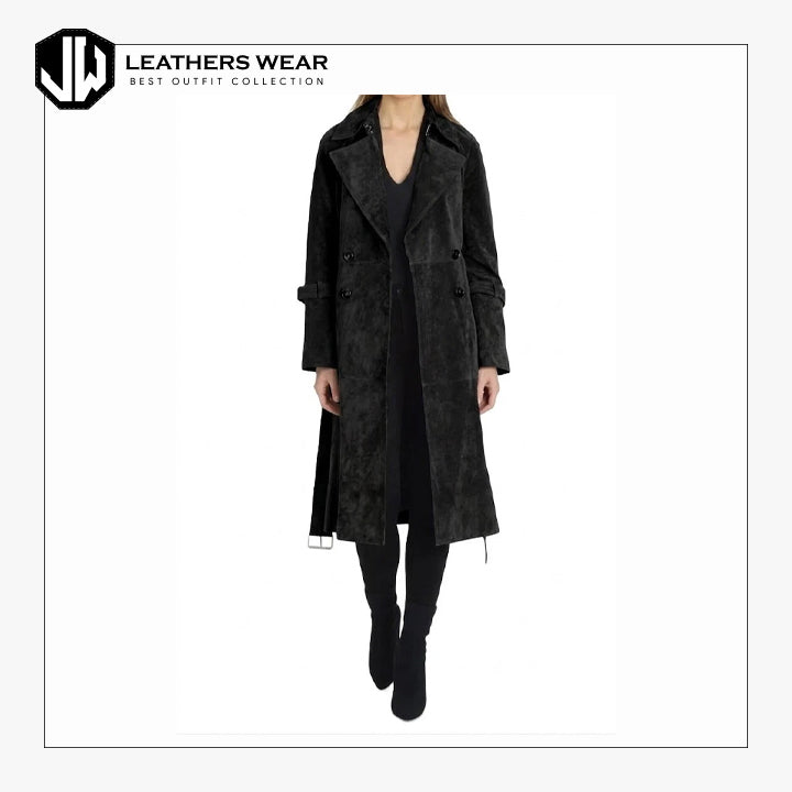 Womens Plus Size Trench Coat