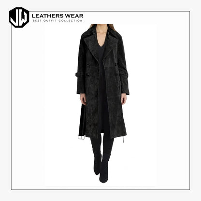 Womens Plus Size Trench Coat