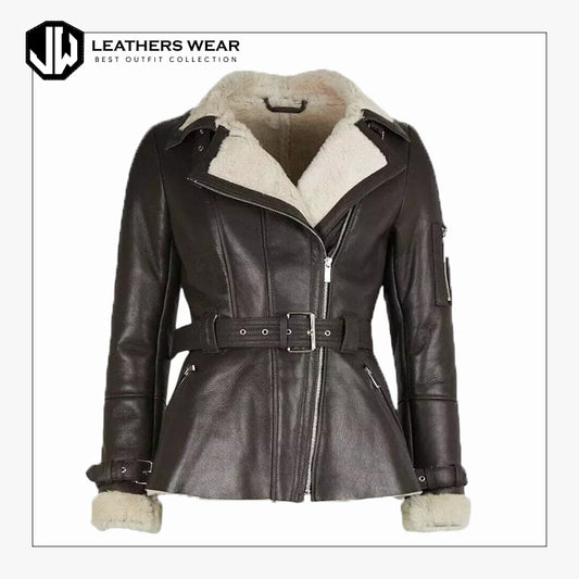 Womens RAF Aviator B3 Leather Jacket