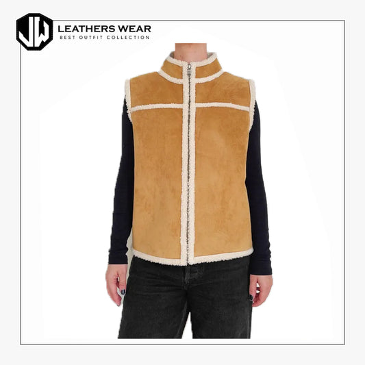 Womens Shearling Vest